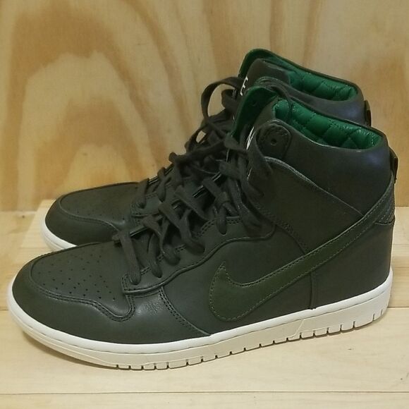 Nike Lunar Dunk High SP TZ Sequoia Cargo Khaki (718790-330)  Very Rare size 9.5 - Picture 1 of 9